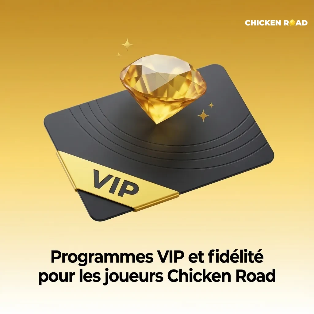 Illustration de joueurs Chicken Road profitant d’un programme VIP avec points, niveaux et récompenses personnalisées