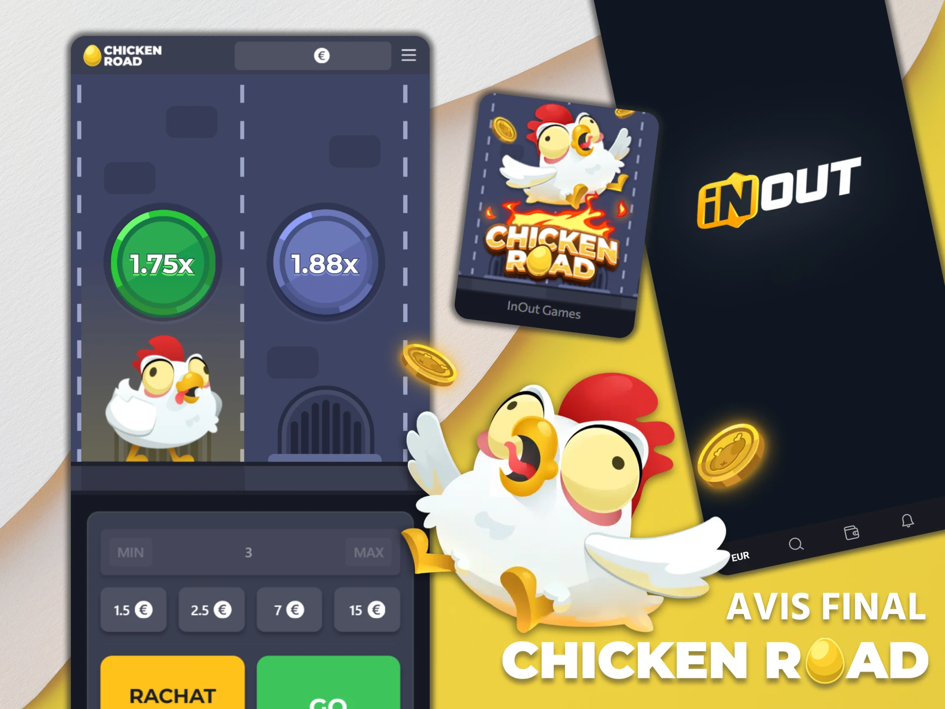 Découvrez notre avis sur les applications permettant de jouer à Chicken Road.