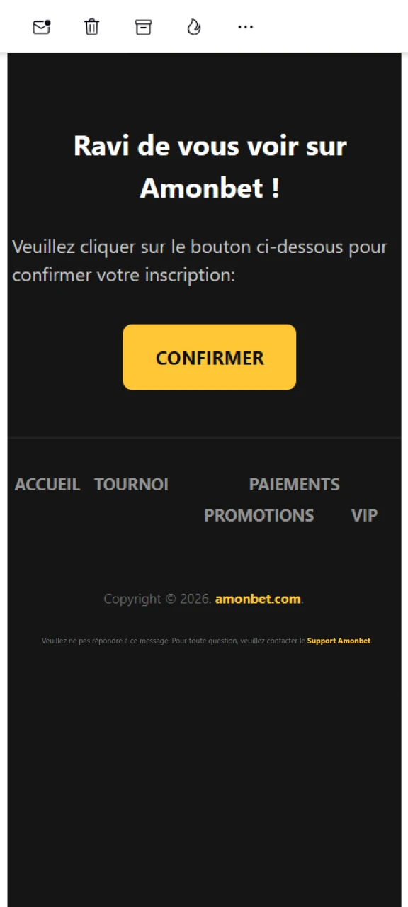 Confirmez votre adresse pour accéder au profil et jouer à Chicken Road.